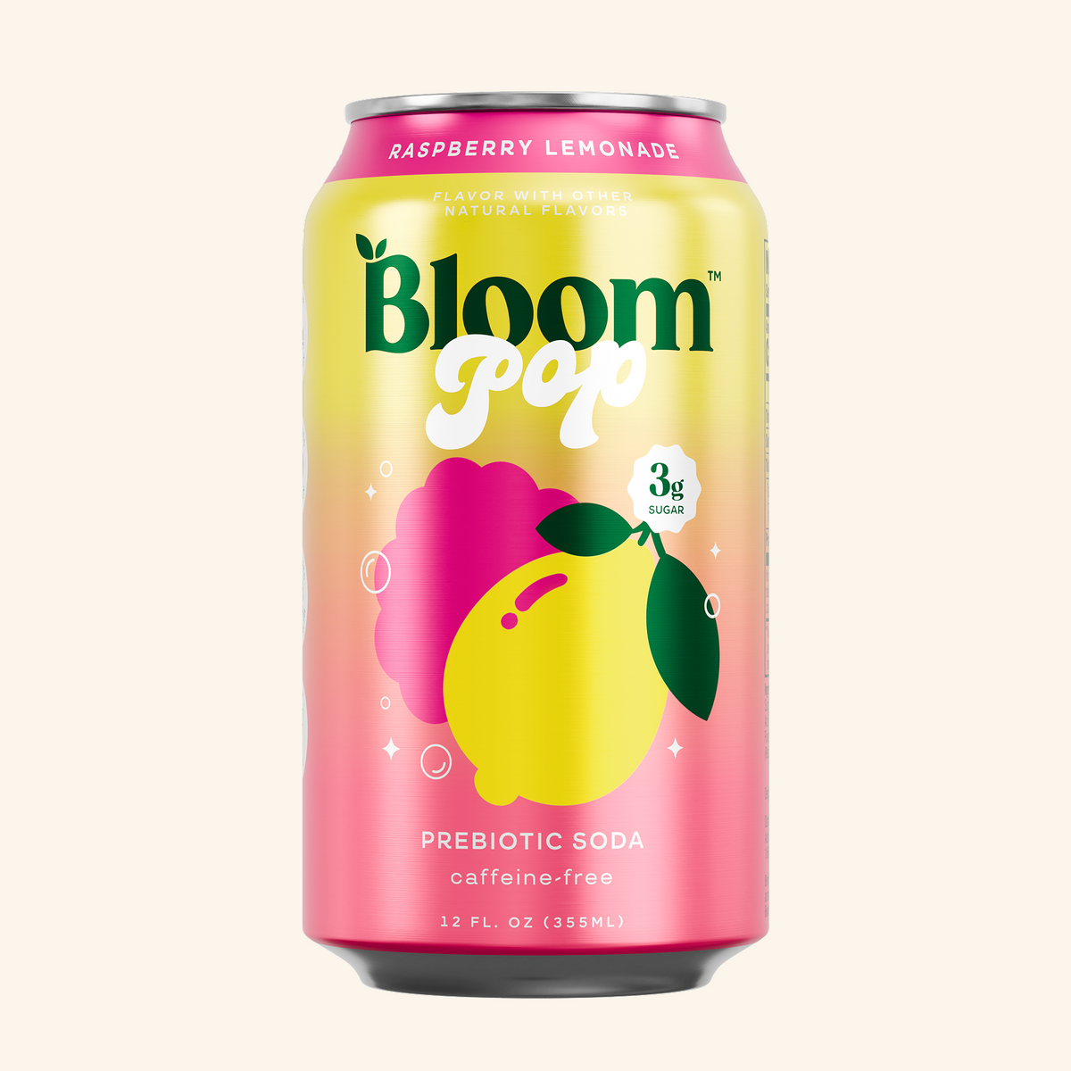 Bloom Pop™ Prebiotic Soda A Simple Take on Nutrition