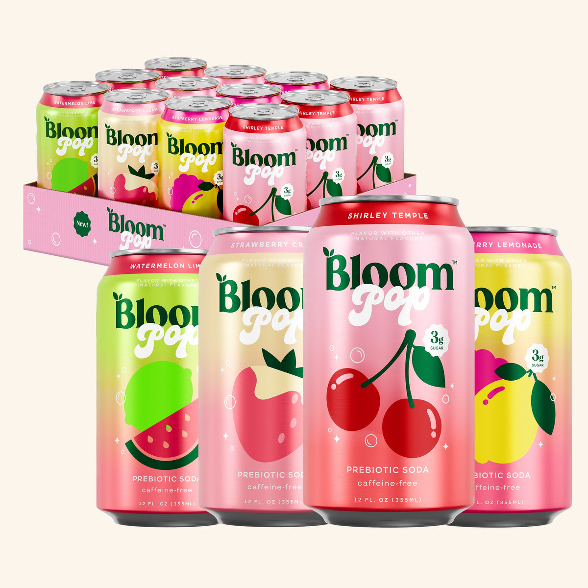 Bloom Pop™ Prebiotic Soda A Simple Take on Nutrition